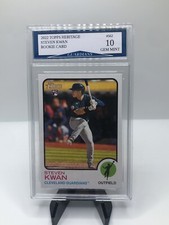 Steven Kwan 2022 Topps Heritage Cleveland Guardians Rookie Card Gem Mint 10!
