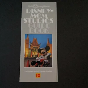 Walt Disney MGM Studios Vintage 1989 Guide Book Brochure Florida FL - Picture 1 of 7