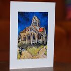 The Church at Auvers, Van Gogh Greeting Card | Blank Card, A5 | Van Gogh Print