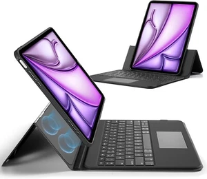 ESR iPad Air 13 Zoll Hülle Tastatur (M3/M2, 2025/2024), Schutzhülle mit Trac - Bild 1 von 9