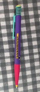 Vintage 80er selten USSB Satellite Werbe Tintenstift Directv Hubbard Farbblock - Bild 1 von 8