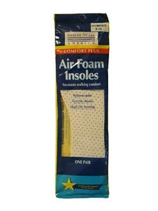 Vintage Health Care American Air Foam Einlegesohlen Damen 9-10 USA 1 Paar - Bild 1 von 2