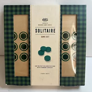Solitaire Game Set Handcrafted Wooden SeriesBoard 33 Strategy Classic Profesor - Picture 1 of 5