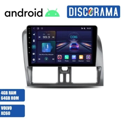 AUTORADIO ANDROID 4/64GB VOLVO XC60 2014-2017 STEREO AUTO TOUCH 9" WIFI NAVI - Immagine 1 di 4