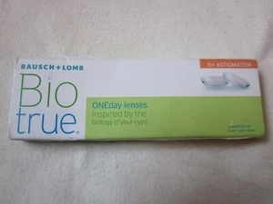Bausch+Lomb Bio true weiche Tageslinsen +1,25 Cyl-0,75 MHD 10/23 5 Stück - Bild 1 von 2