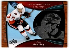 2008-09 McDonald's Profiles Dany Heatley #PRO4 Ottawa Senators