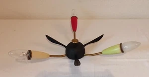 Sputnik Deckenlampe 50/60er Rockabilly 3 armig kultig spaceig - Bild 1 von 12