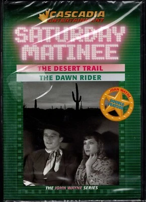 JOHN WAYNE "THE DESERT TRAIL/ THE DAWN RIDER" DVD 1935 cascadia sealed - Image 1 of 2