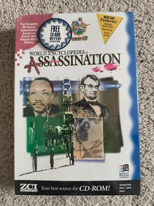 World Encyclopedia of Assassination CD-ROM Sealed Brand New - Afbeelding 1 van 4