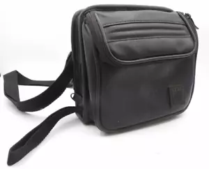 Sound Dimensions- CD Bag- PVC/ Leather Adjustable Strap- Black- Holds 12 CDs - Picture 1 of 6