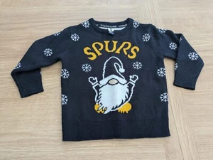 Tottenham Hotspur Football Christmas Jumper Official Merchandise 2-3 yrs Spurs - Picture 1 of 12