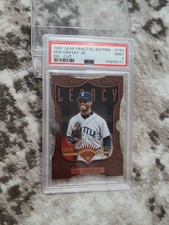 1997 Leaf Fractal Matrix Ken Griffey Jr Legacy Die Cut - PSA 9 - Only...