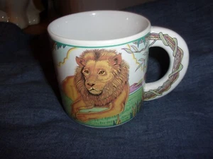 Zoobabeez Lion Coffee Tea Mug Albert E Price A E P Collectible 1991 - Picture 1 of 4
