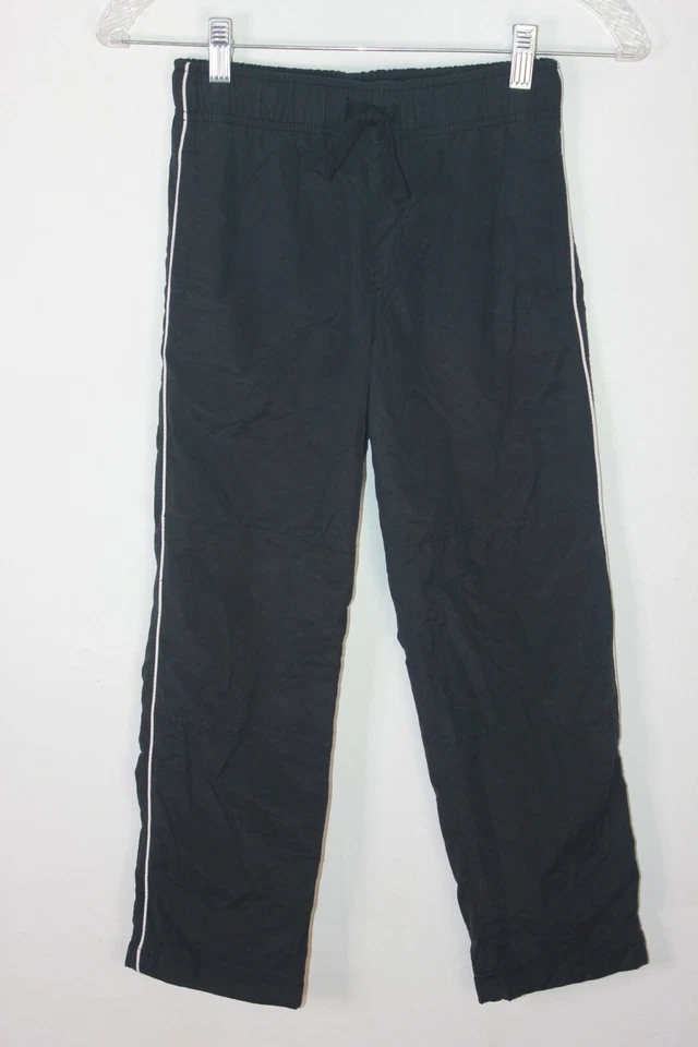 Pantalones/corredores Gymboree negros con rayas blancas para niños talla 8 (7-8 años) nuevos con etiquetas Foto 1 de 4