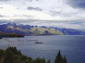 Postcard New Zealand Queenstown Lake Wakatipu SS Earnslaw MINT Unused - Picture 1 of 1