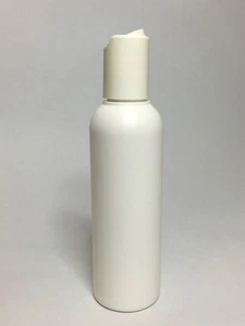 Empty 100ml White Boston bottles With White Disc Top Caps *ANY AMOUNT* - Picture 1 of 3