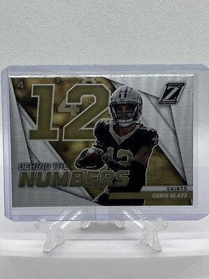 2022 Chris Olave Rookie Panini Zenith Behind The Numbers #BN-CO Saints - Image 1 of 2
