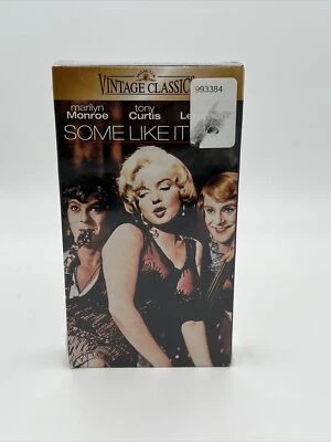 Some Like It Hot (NEW SEALED VHS 1959) Marilyn Monroe Tony Curtis Jack Lemmon Foto 1 de 3