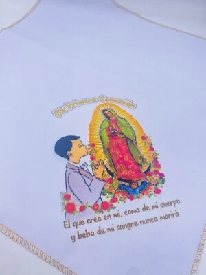 12 RECUERDOS PARA PRIMERA COMUNION FIRST HOCOMMUNION NAPKINS PARTY FAVORS NIÑO - Image 1 of 4