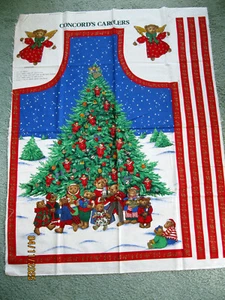 Concord's Carolers apron panel by Joan Kessler - Picture 1 of 1