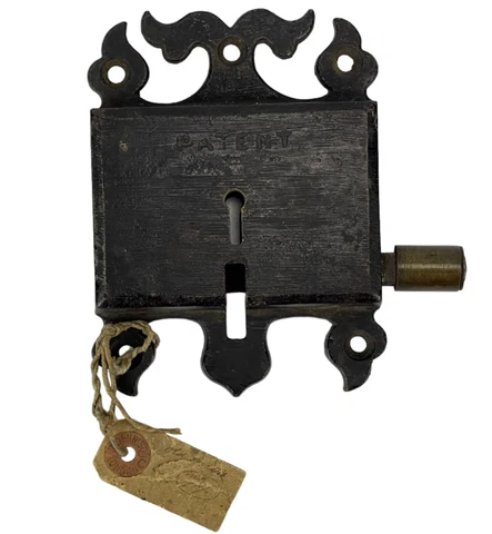 Antique Victorian lock mechanism NO key Cover