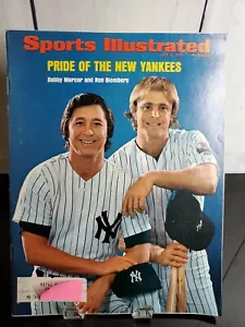 July 2 1973 SPORTS ILLUSTRATED Bobby Murcer Ron Blomberg New York Yankees Ball - Picture 1 of 8