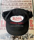 Vintage Von Dutch Trucker Hat Black Denim With White Patch Made In The Usa