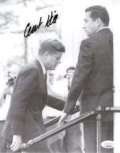Clinton "Clint" Hill signed  1963 Secret Service JFK Presidential 8x10 Photo-JSA