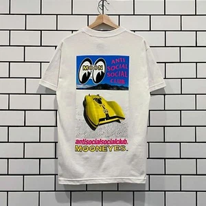 ANTI SOCIAL CLUB ASSC X MOONEYES FLATS FOTO T-SHIRT WEISS - Bild 1 von 2