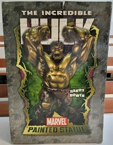 SIGNED By Randy BOWEN Incredible HULK STATUE FAUX BRONZE SIDESHOW Bust Avengers - Picture 1 of 9