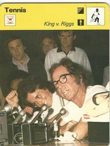 1977-79 Sportscaster Card, #15.21 Tennis, King vs Riggs - Picture 1 of 1