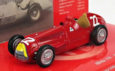Alfa Romeo Alfetta 159 - Juan Manuel Fangio  1st #22 GP Spain 1951 - Minichamps  - Immagine 1 di 4