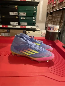 adidas Women’s Size 5.5 F50 PRO MID-CUT FG Soccer Cleats Blue Fusion IH3863 - Picture 1 of 5