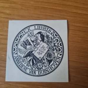 EXLIBRIS - ANNELIESE VAN DUINHOVEN de F Rendt, 1948 - Bild 1 von 2