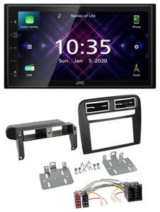 JVC DAB 2DIN MP3 Bluetooth USB Autoradio für Fiat Grande Punto 2005-2009 schwarz - Bild 1 von 9
