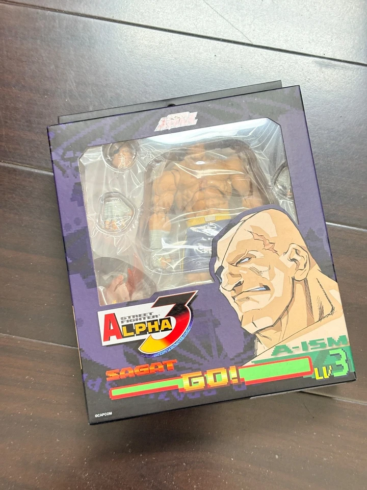 Figura de acción STM87369: Storm Arena Street Fighter Alpha 3 Sagat 1/12, en stock Foto 1 de 4