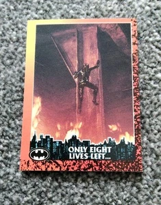 Only eight lives left no 45  Batman Returns 1992 Topps Trading Card - Picture 1 of 2