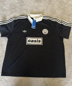 Camiseta Oasis X Adidas Tour Jacquard Negra Talla Mediana - Imagen 1 de 5