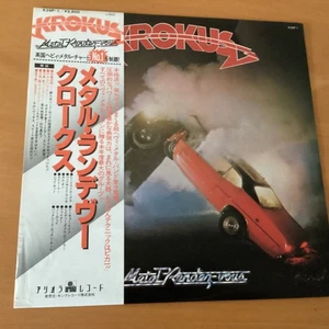 KROKUS METAL RENDEZ-VOUS JAPAN LP OBI K28P-1 PROMO - Picture 1 of 6