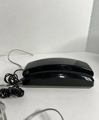 Teléfono de mesa/pared fijo con botón pulsador GE negro de colección 2-9223BKA Foto 1 de 4