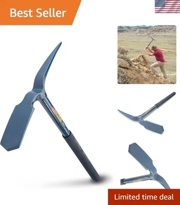 Pico de roca duradero de 25 pulgadas con punta cincelada - Ideal para geólogos y prospectores Foto 1 de 4