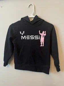 Messi™ Gender Neutral Graphic Hoodie for Kids Youth Size Medium OR 8 VGUC - Picture 1 of 7
