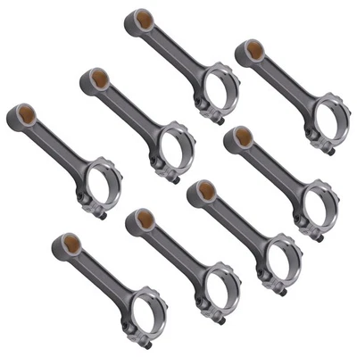 I Beam 6.000" 2.100" .927" Bronze Bush 5140 Connecting Rods For Chevy SBC 350 - Image 1 of 4