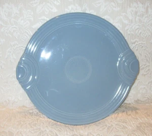 Fiesta FIESTAWARE Periwinkle Blue 11" Handled Cake Plate - Picture 1 of 8