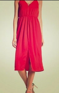 RED XS Spaghetti Strap Long Dress FEW MODA NEW YORK - Picture 1 of 9