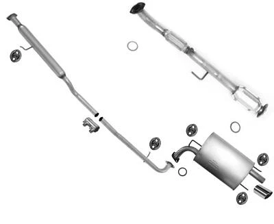 Kit de sistema de escape silenciador convertidor catalítico para Toyota Camry 2,4 L 2007-2010 Foto 1 de 4