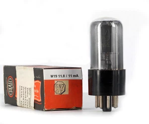 6N7GT FIVRE NOS ITALY Tube Valve Röhre Valvola Lampe TSF  Valvula 진공관 真空管 电子管 - Picture 1 of 2