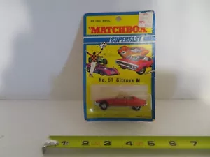 Matchbox Superfast Diecast #51 Citroen M 1971 MOC - Picture 1 of 5