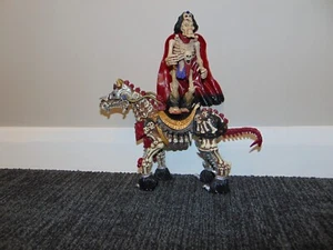 Vintage Skeleton Warriors Legion Warhorse + Baron Dark Toy Figure 1994 Playmates - Picture 1 of 11