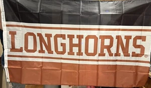 Texas FLAG 3X5 Longhorns Football New Fast USA Shipping Long Horn College NCAA - Picture 1 of 2